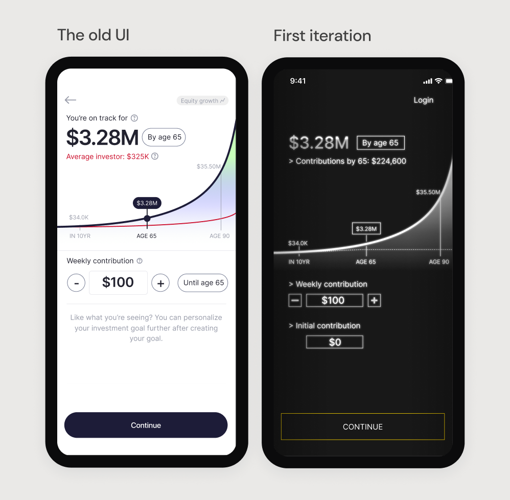 Wealth Calculator — first iteration
