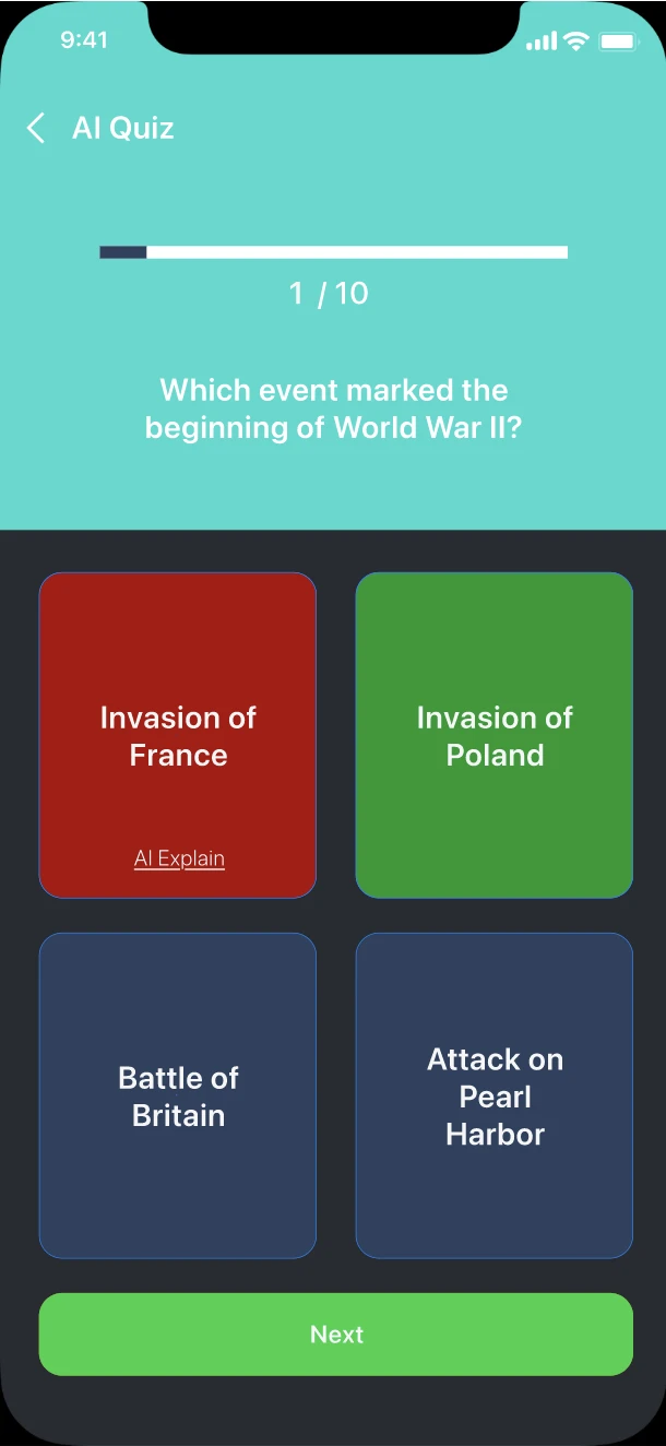 Quiz — before
